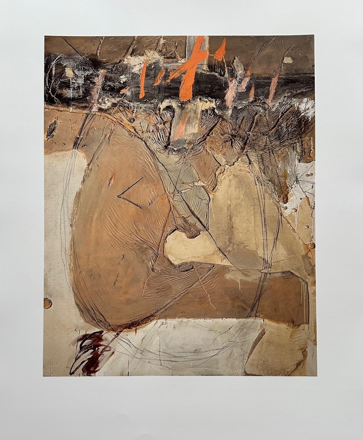 Cos de Materia I Taques Taronges - Antoni Tapies – Image 1