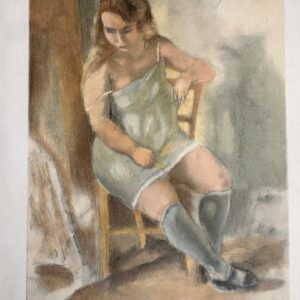 Marcele A la Chemise Bleue - Jules Pincas Dit Pascin