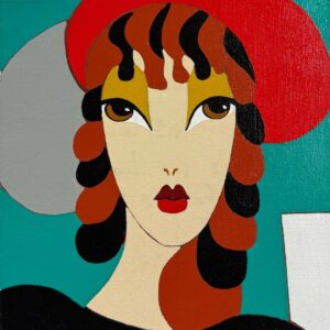 Femme au Chapeau Rouge - Dromik
