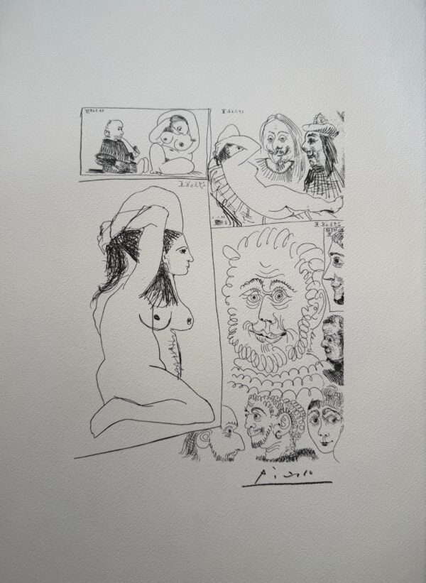 Les Nobles et la Muse - Pablo Picasso