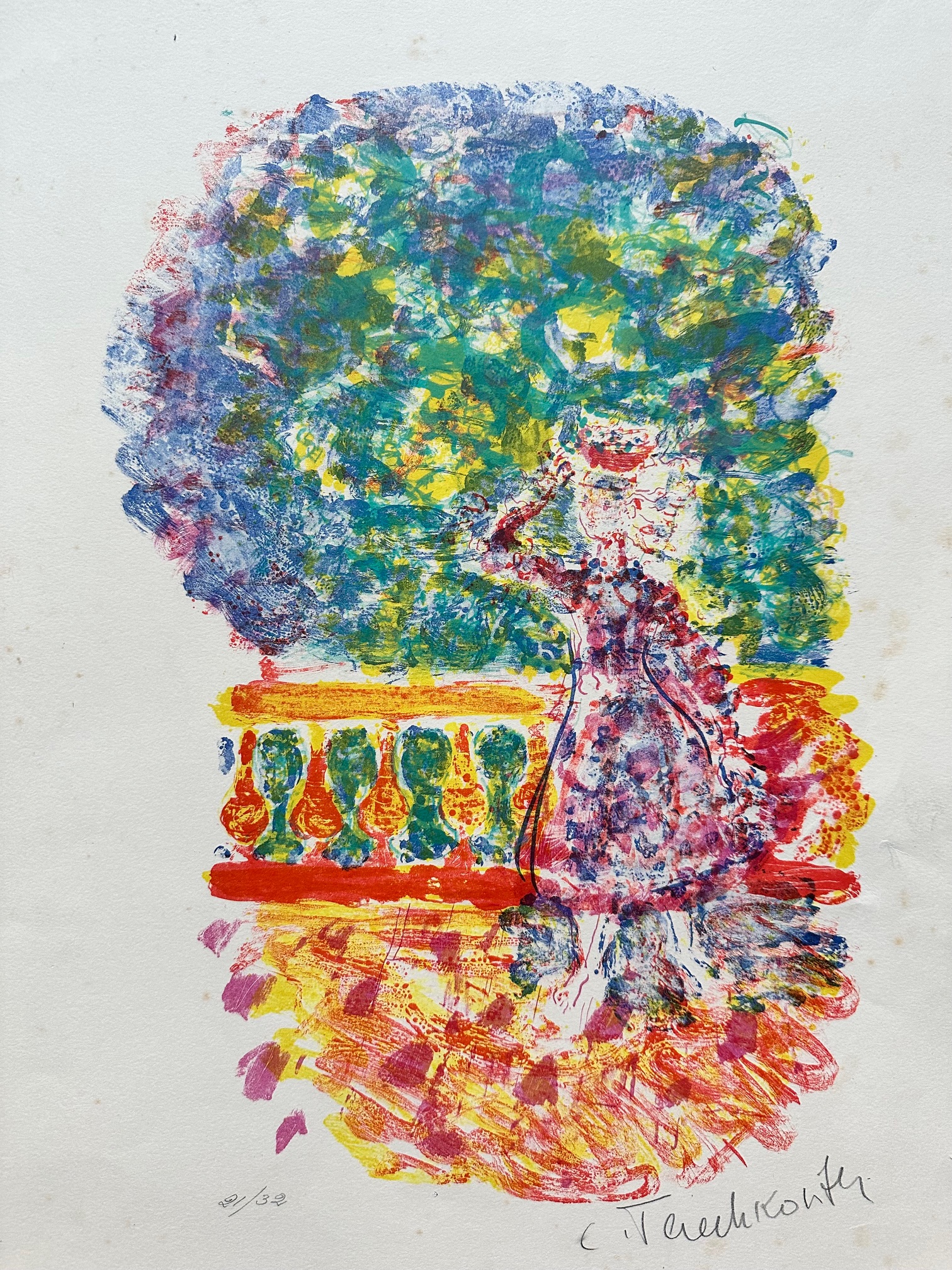 La Terasse aux Mimosas,1956 - Terechkovitch Constantin – Image 1