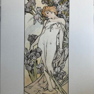 Nu aux Fleurs - Alphonse Marie Mucha