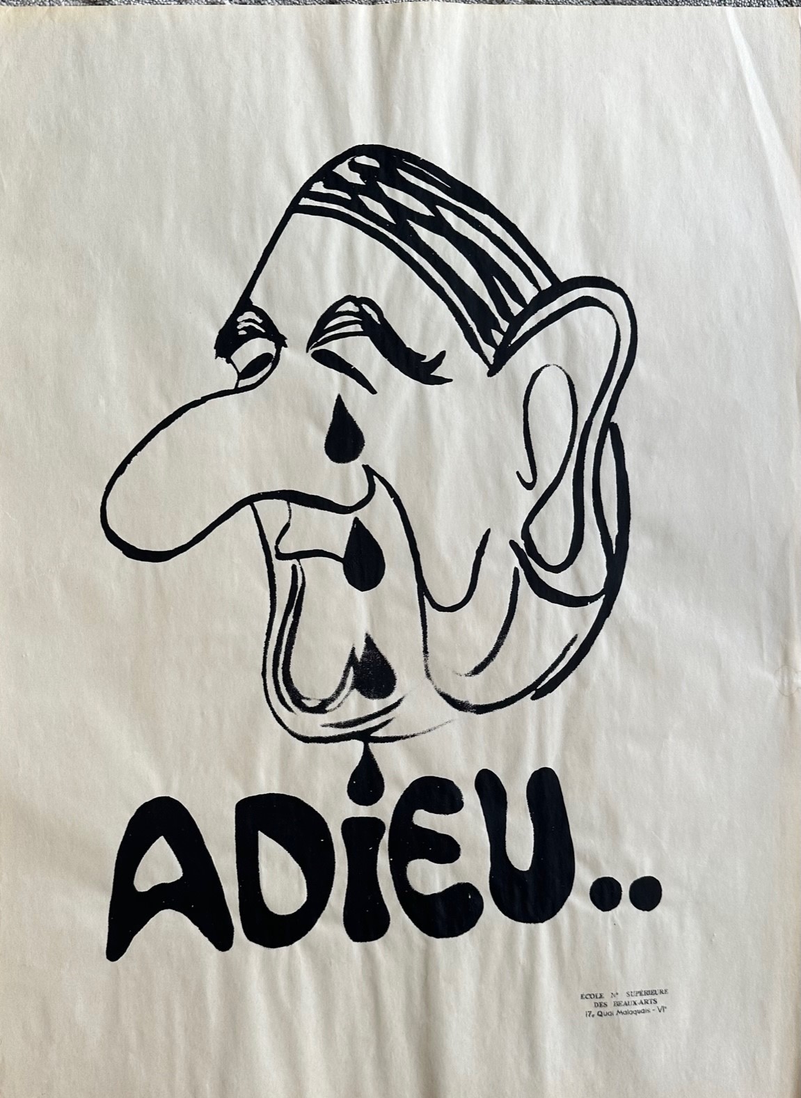 Le General de Gaulle Adieu... - Ecole Moderne 20E Eeuw – Image 1