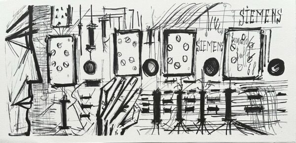 L'homme et les Circuits Électriques - Bernard Buffet
