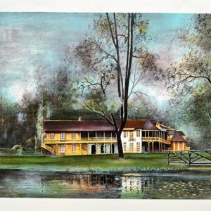 Hameau au Bord de Lac - Antonio Rivera