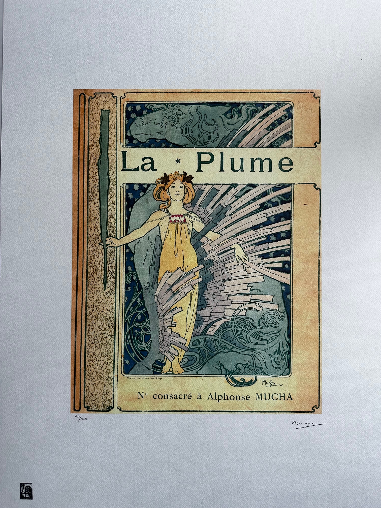 La Plume - Alphonse Marie Mucha – Image 1