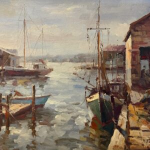Quai Animé avec Bateaux - Xx M.provost