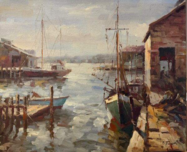 Quai Animé avec Bateaux - Xx M.provost