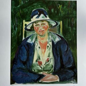 Portrait de Madame Hoffmann - Edvard Munch