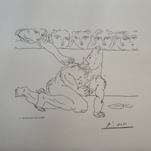 Minotaure Mourant dans L'arena, 1973 - Pablo Picasso