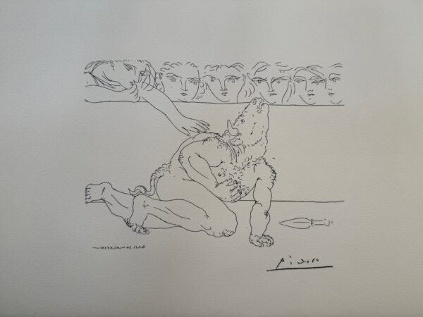 Minotaure Mourant dans L'arena, 1973 - Pablo Picasso