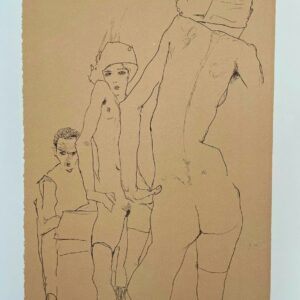 Le Peintre et Son Modèle - Egon Schiele