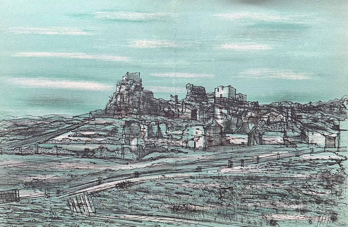 Les Baux - Jean Carzou – Image 1