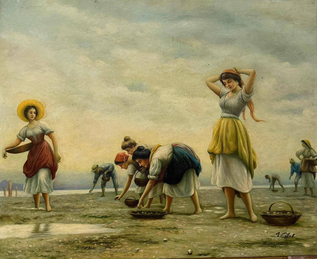Enfants Jouant au Bord de L
