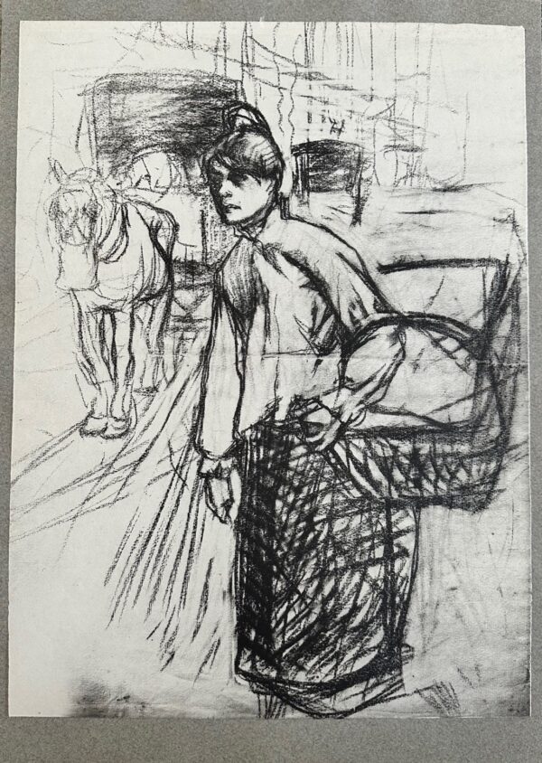 La Blanchisseuse - Toulouse Lautrec Henri De