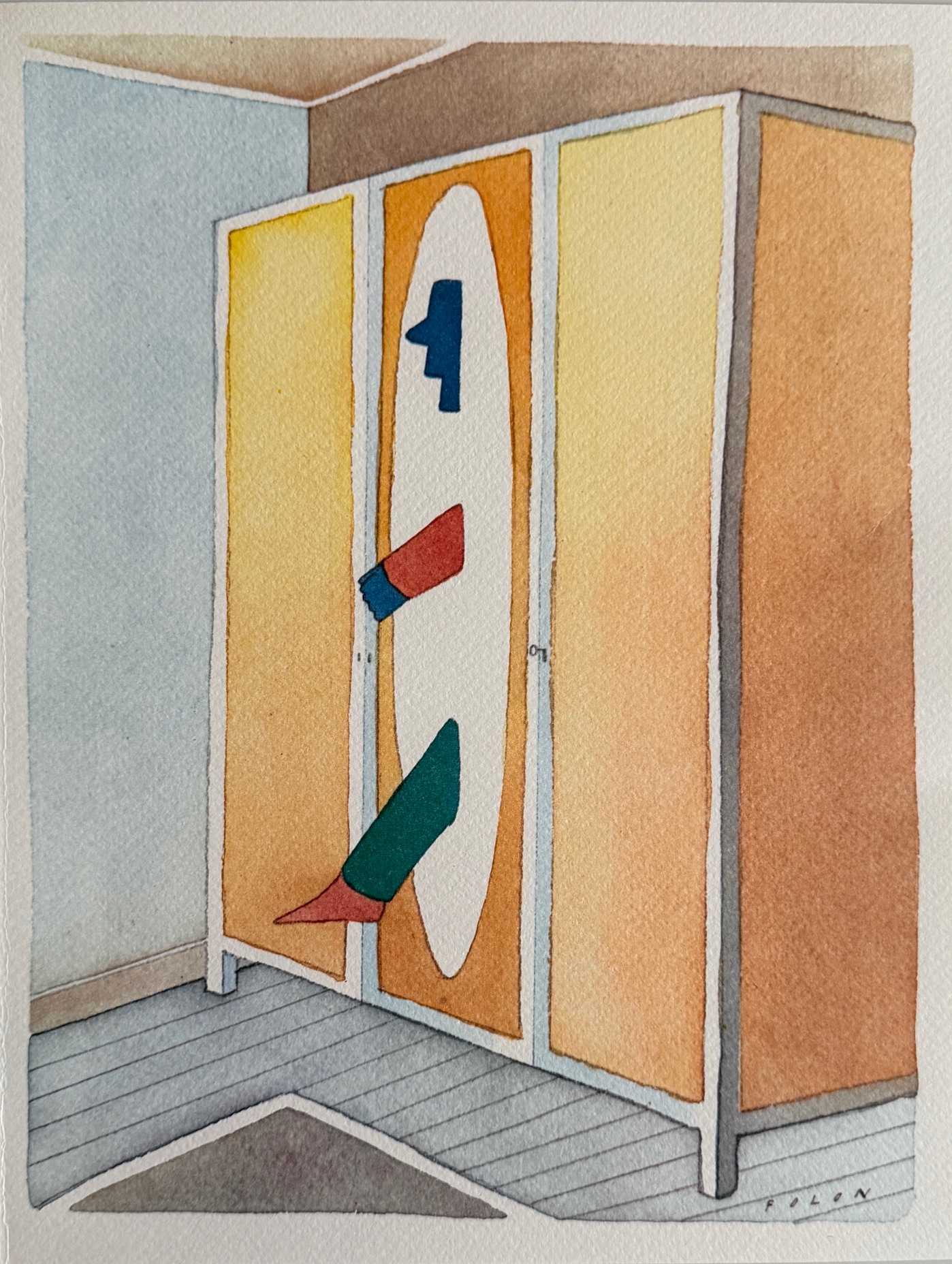 Le Chemin de Traverse - Jean-Michel Folon – Image 1