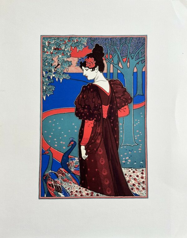 La Femme au Paon - Louis Rhead