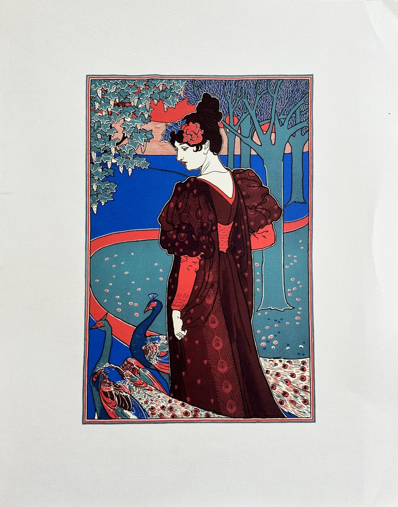 La Femme au Paon - Louis Rhead – Image 1