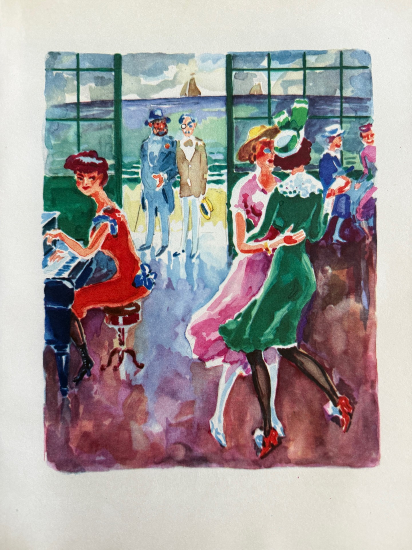 Albertine et Albert au Casino de Balbec - Kees Van Dongen – Image 1