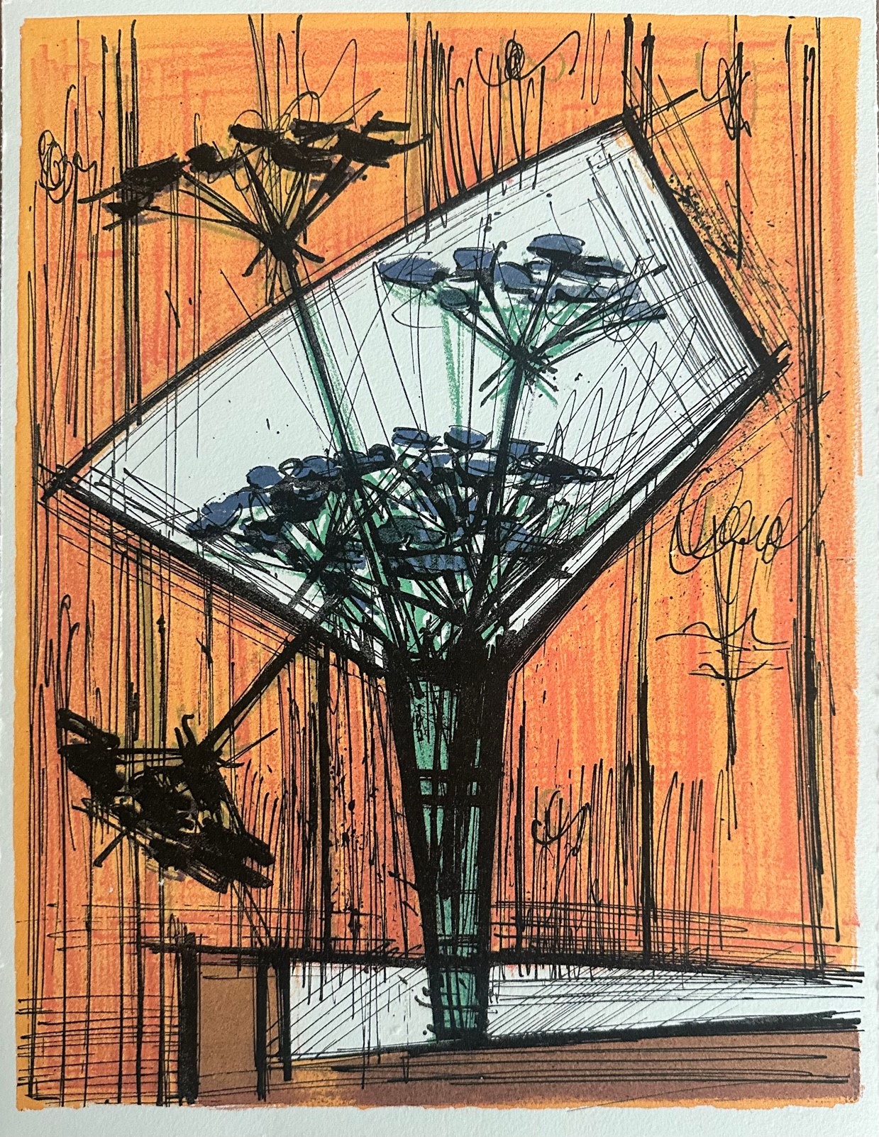 Les Ombelles 1972 - Bernard Buffet – Image 1