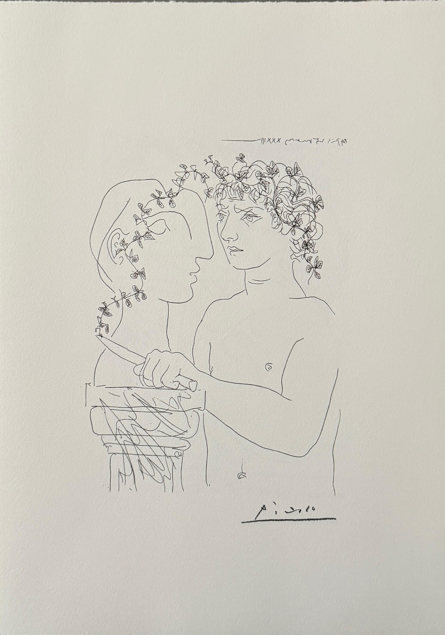 Jeune Sculpteur Finissant un Plâtre - Pablo Picasso – Image 1