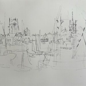 Le Port D'honfleur - Raoul Dufy