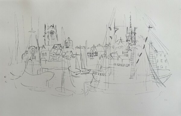 Le Port D'honfleur - Raoul Dufy