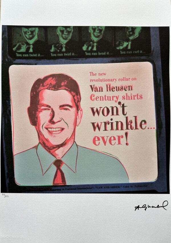 Won't Wrinkle Ever ! - Andy Warhol