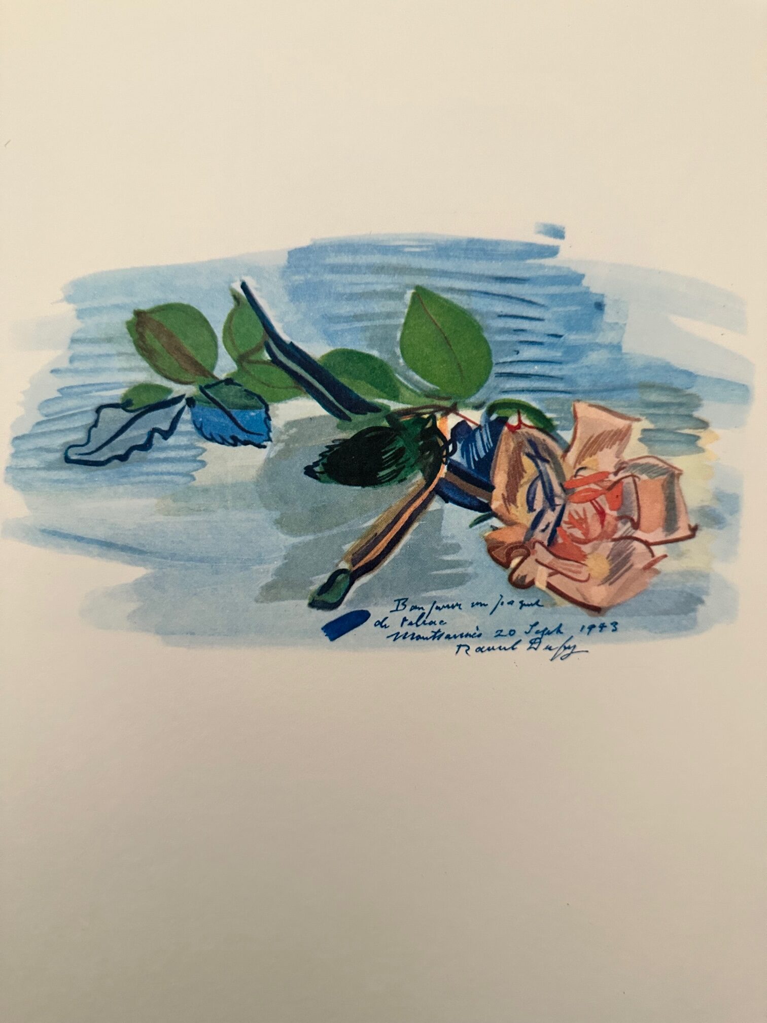 Les Roses Coupees - Raoul Dufy – Image 1