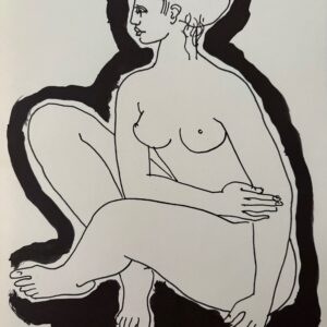 Femme Assise - Antoniucci Volti