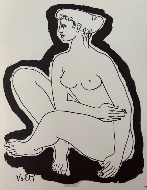 Femme Assise - Antoniucci Volti
