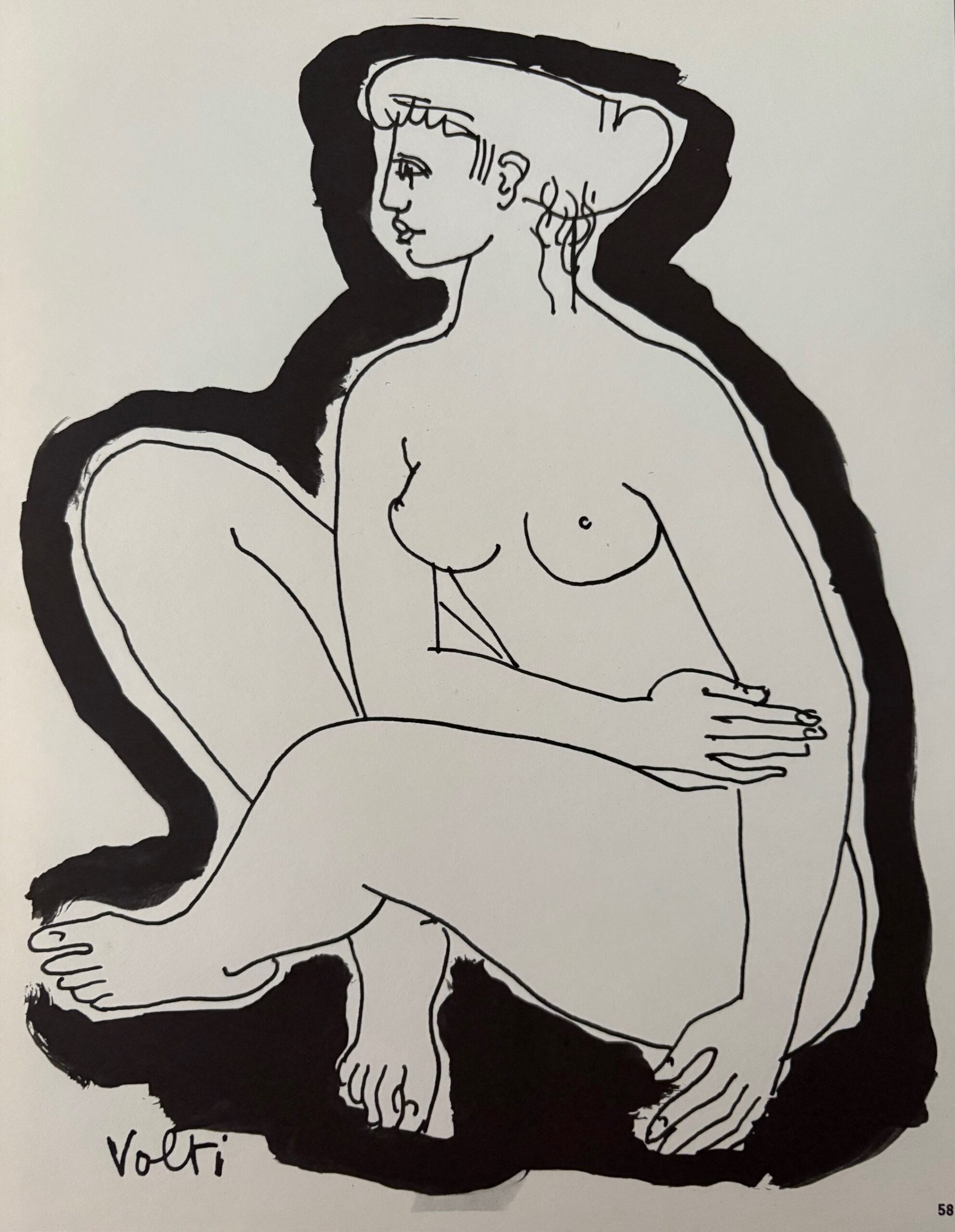 Femme Assise - Antoniucci Volti – Image 1
