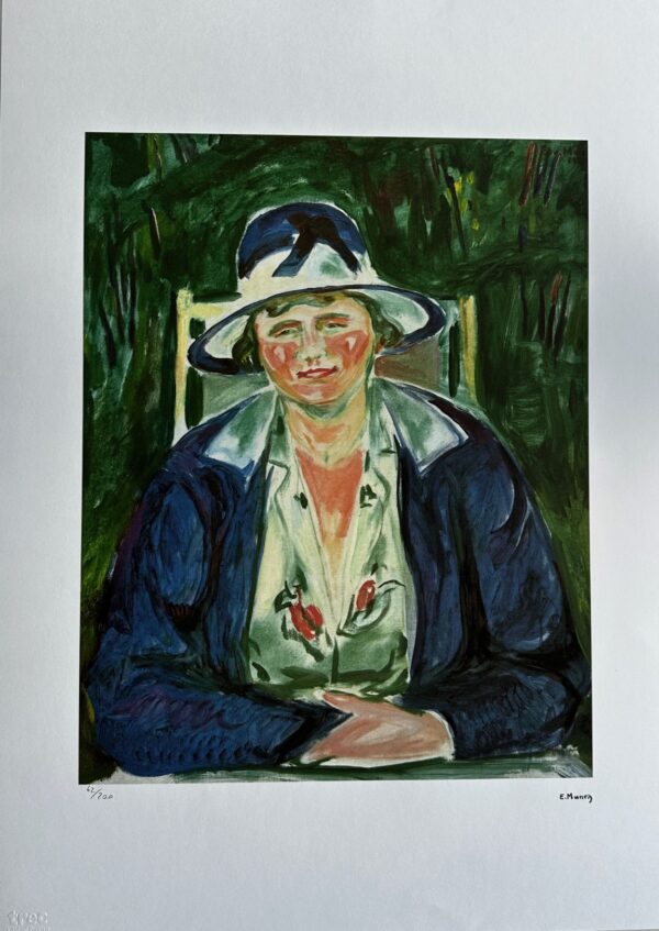 Portrait de Madame Hoffmann - Munch Edvard