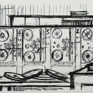 Ordinateur, Siemens #4, 1968 - Bernard Buffet