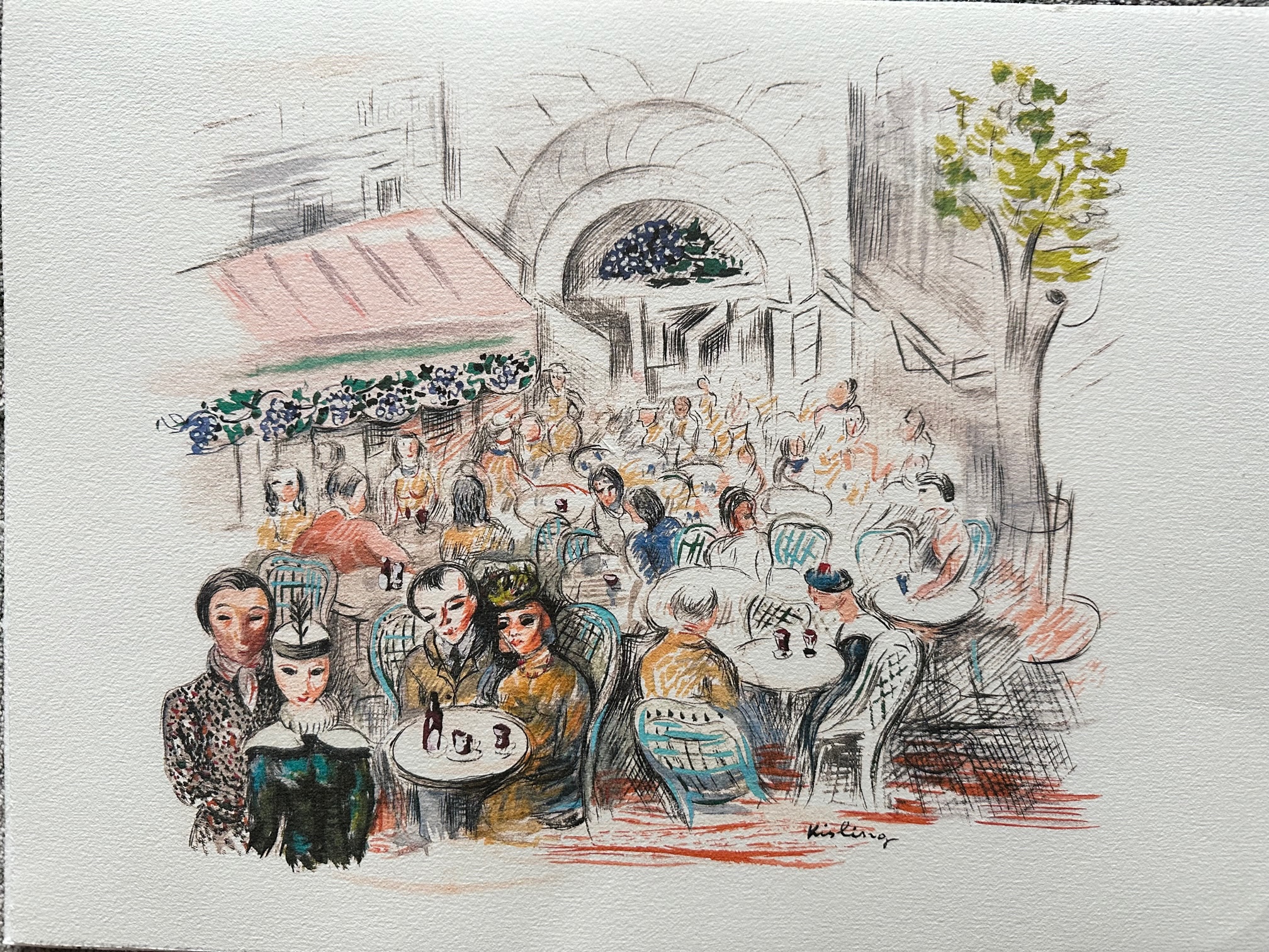 Paris - Cafe des Sirenes - Moise Kisling – Image 1