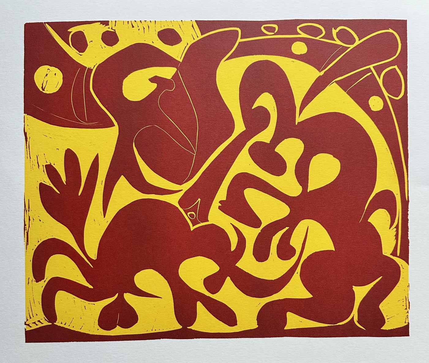 Pique (Rouge et Jaune) - Pablo Picasso – Image 1