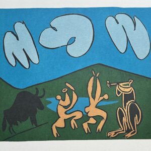 Bacchanale au Taureau Noir - Pablo Picasso