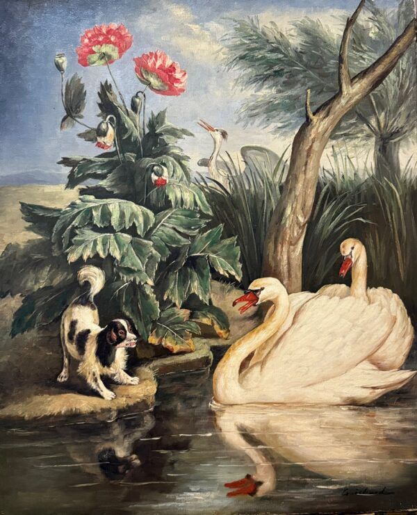 Scène Mythologique dans la Nature - Xxe École Moderne