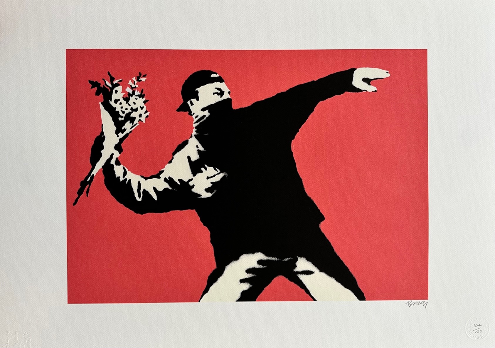 Flower Thrower - Banksy – Image 1