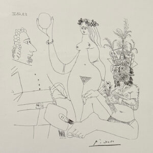 Peintre Devant une Trois Graces, 1968 - Picasso Pablo