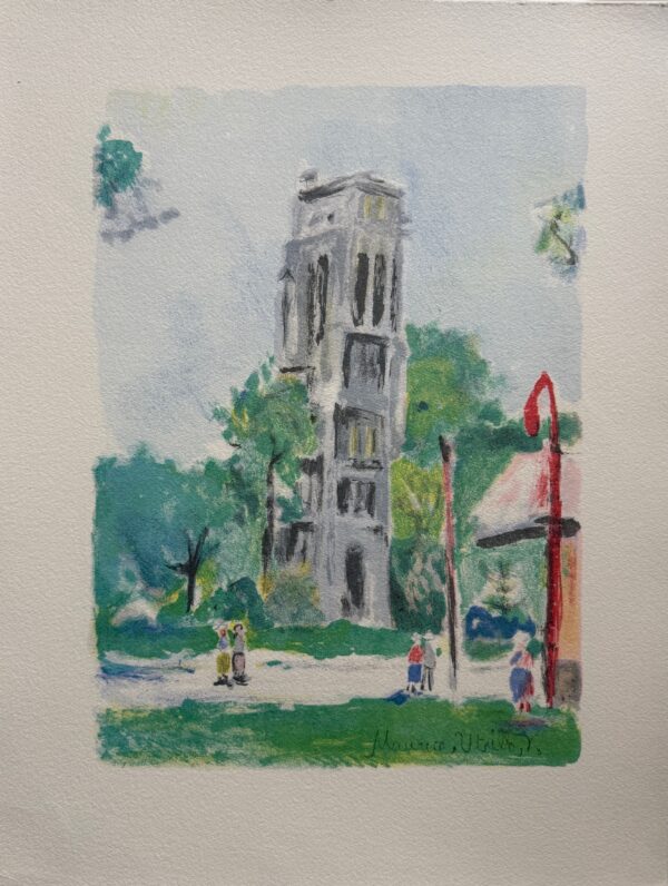 Paris Capitale : la Tour Saint Jacques - Utrillo Maurice