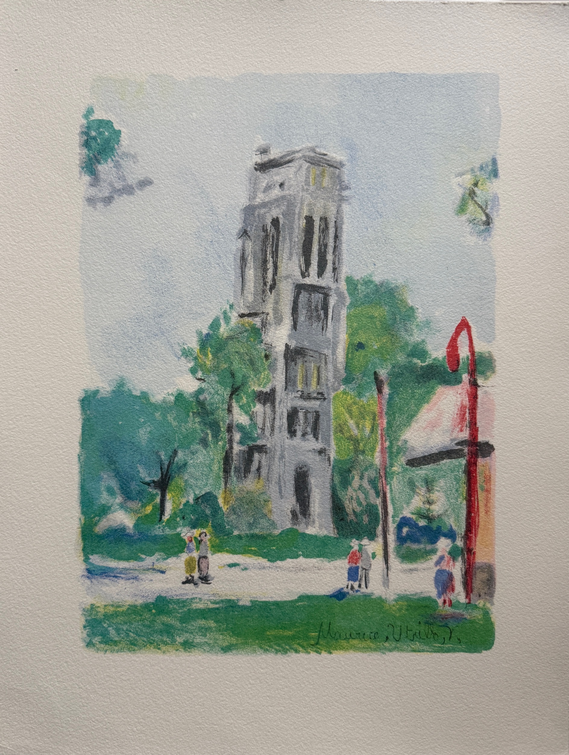 Paris Capitale : la Tour Saint Jacques - Utrillo Maurice – Image 1