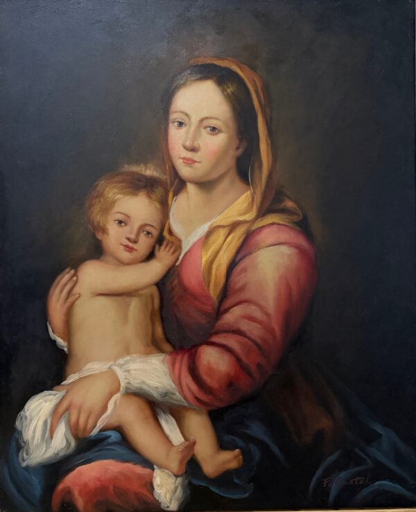 Madone À L’enfant - Franck Castel