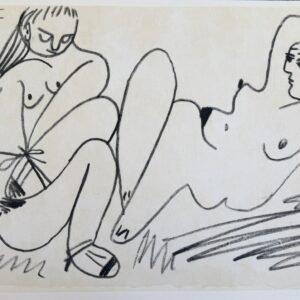 Nus Féminin Allongé - Pablo Picasso