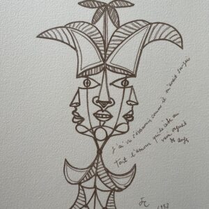 Paul Valery , Douze Poemes, Fragment - Jean Cocteau