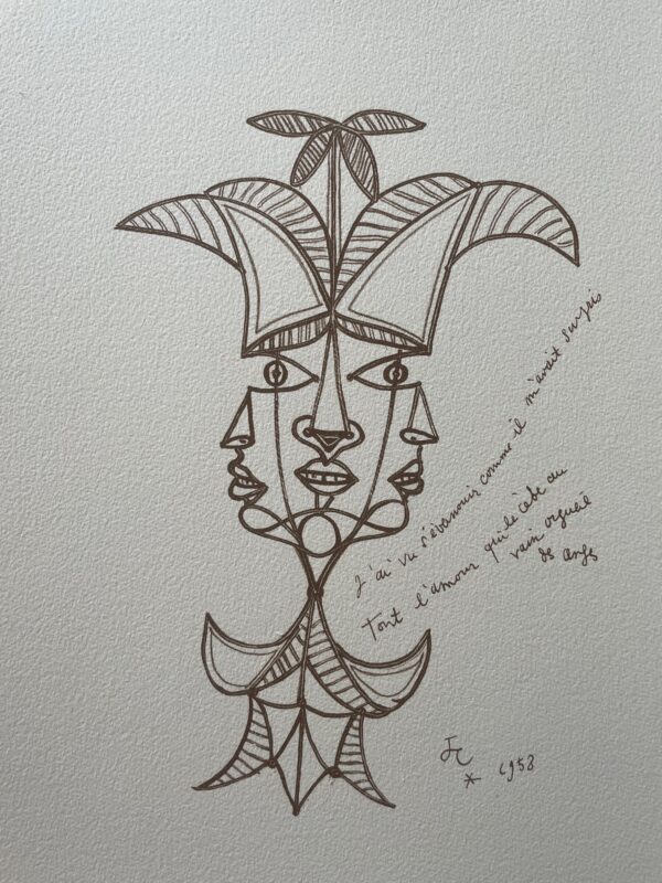 Paul Valery , Douze Poemes, Fragment - Jean Cocteau