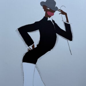 L'artiste avec Chapeau et Canne - Colin Paul