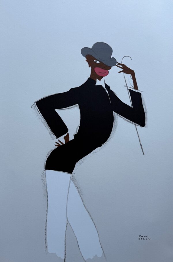 L'artiste avec Chapeau et Canne - Colin Paul