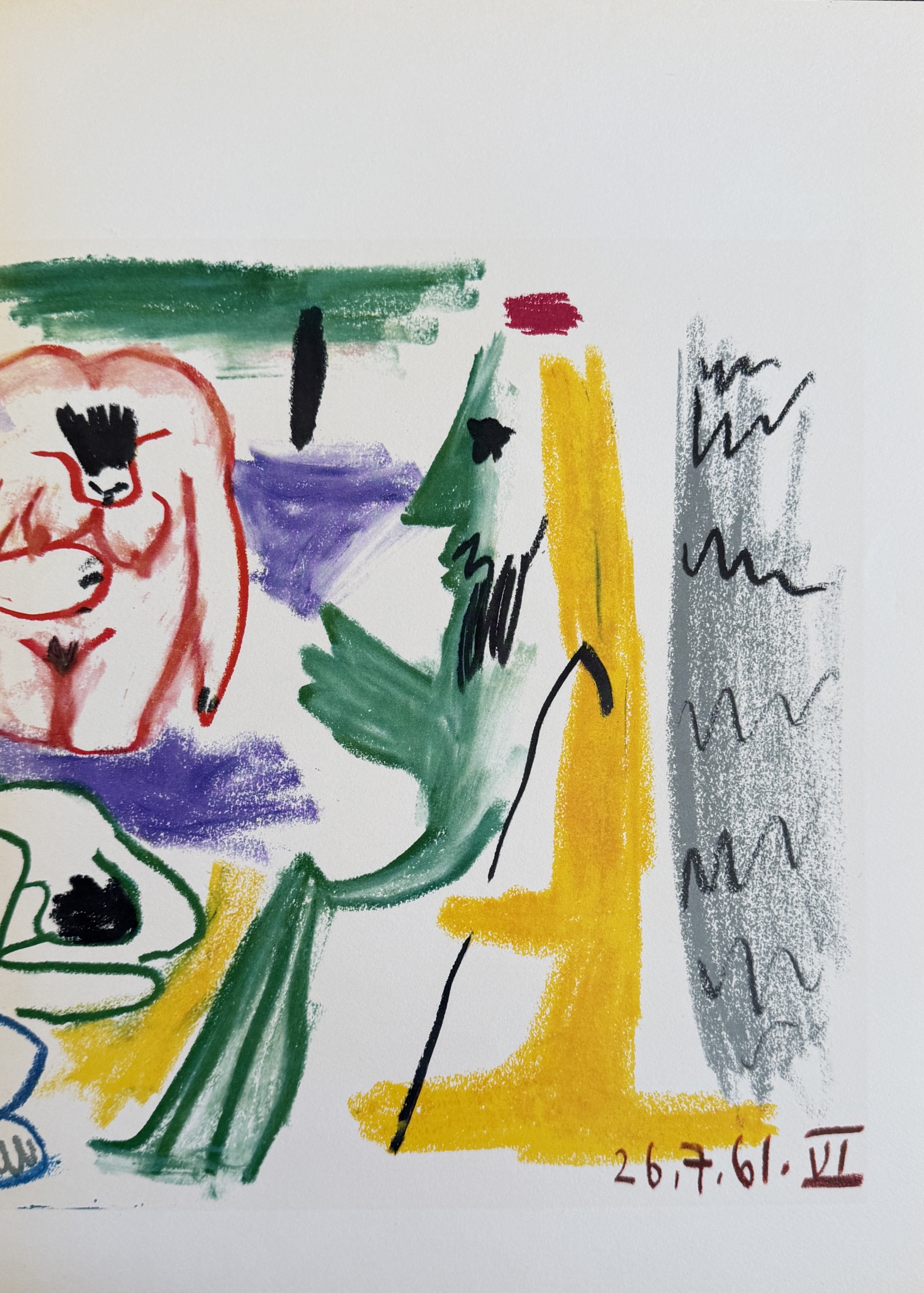 Personnage À la Colonne - Pablo Picasso – Image 1