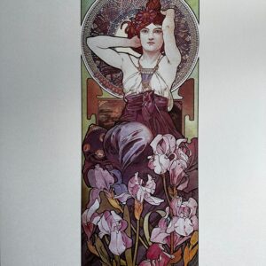 Jeune Femme aux Fleurs - Alphonse Marie Mucha